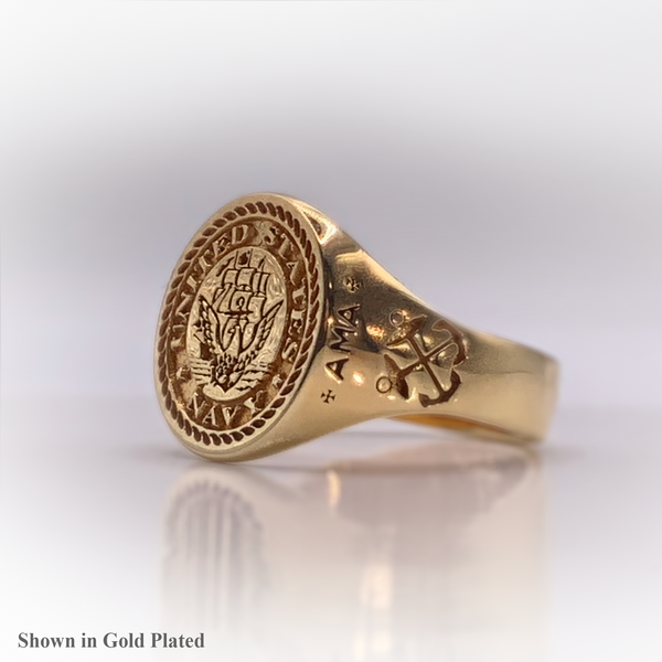 Us navy signet best sale ring