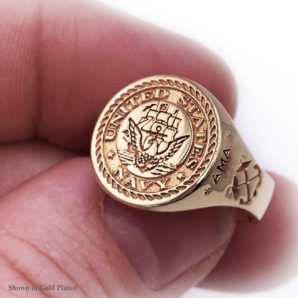 Us navy signet best sale ring