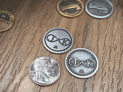 Premium Brass Inlay Medallions - Sets of 10