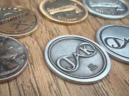 Premium Brass Inlay Medallions - Sets of 10
