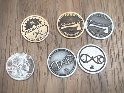 Premium Brass Inlay Medallions - Sets of 10