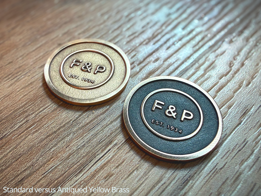 Premium Brass Inlay Medallions - Sets of 10 - The Custom Brand Shop