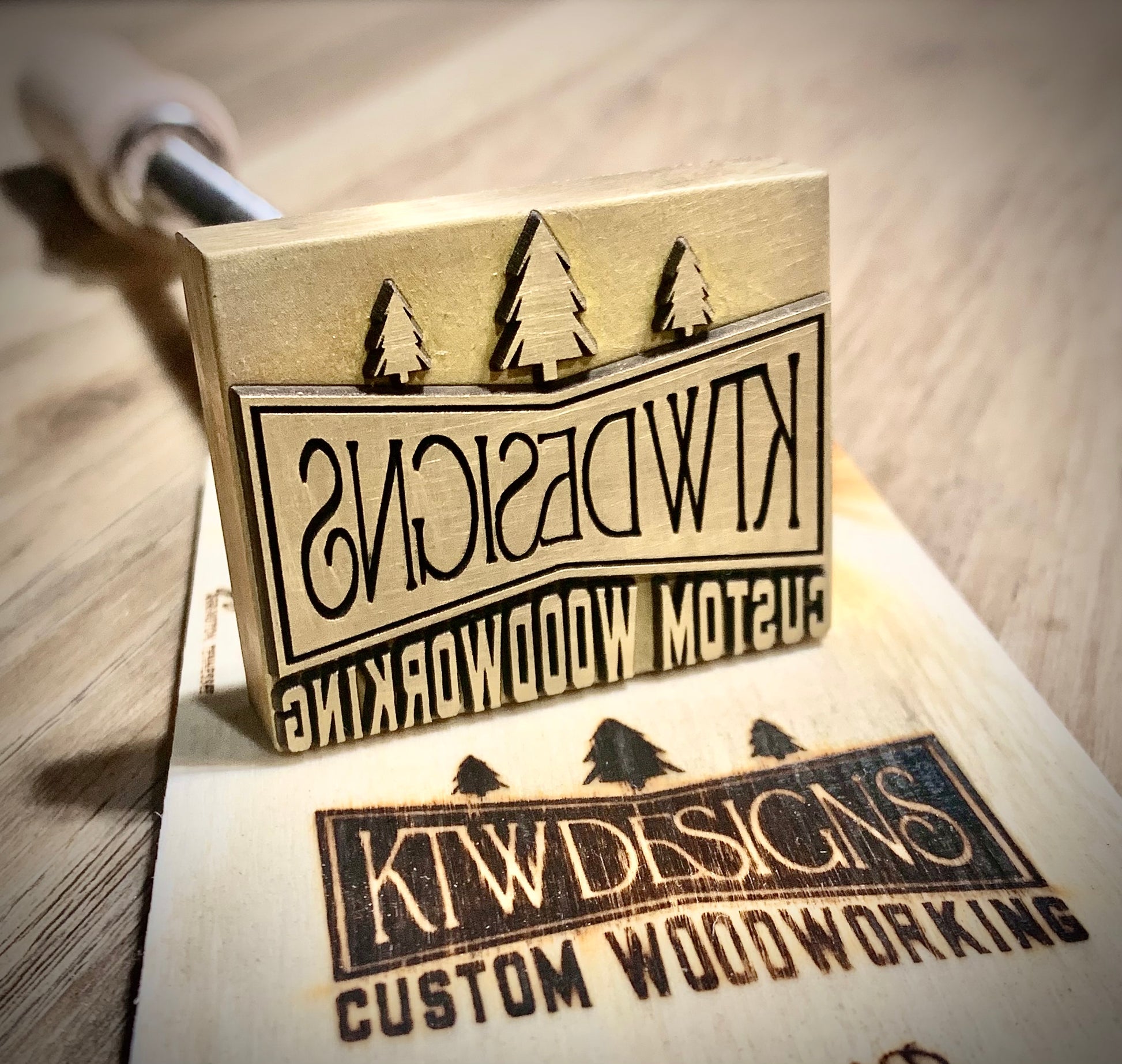 Custom Leather Embossing Stamp - The Custom Brand Shop