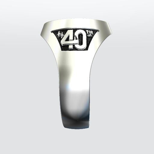40 Year Anniversary Signet Ring