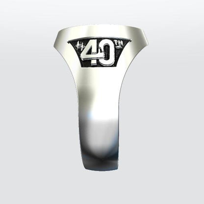40 Year Anniversary Signet Ring