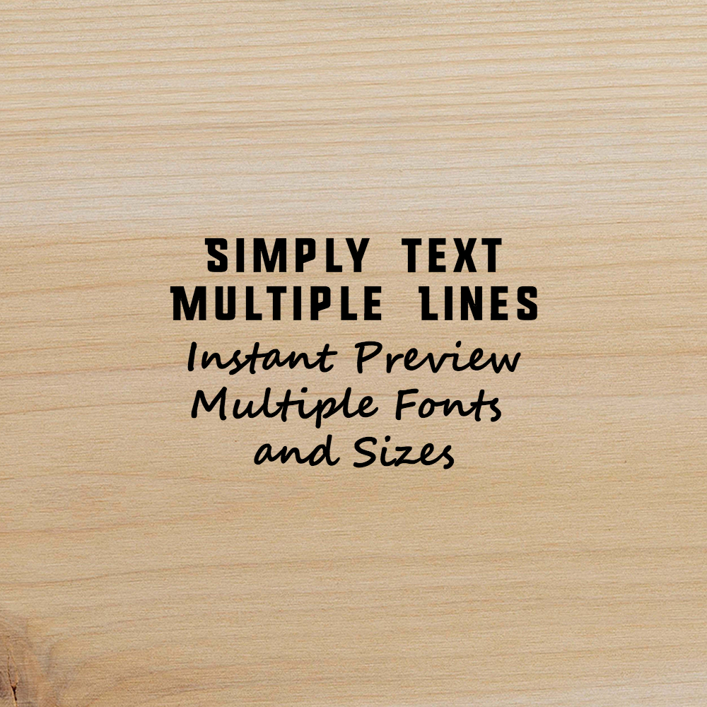 Custom Brand Text Designs